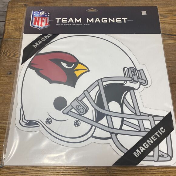 Arizona Cardinals Vinyl Team Magnet Helmet Decal Football Sport Car Truck 12 In - Picture 1 of 3